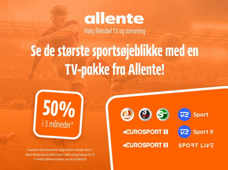 Allente – TV-pakke med sport